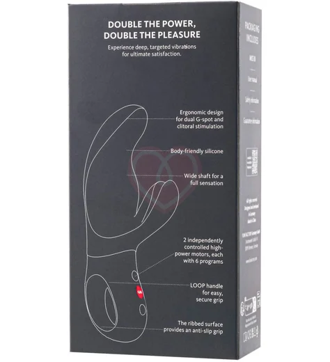 Вибратор со стимулятором клитора и точки G Fun Factory MiSS Bi сиреневый фото 4