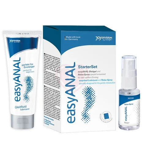 Набор для анального секса Joy Division EasyAnal Starter Set лубрикант и спрей фото 5