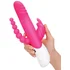 Вибратор хай-тек для двойного проникновения Rabbit розовый фото 2