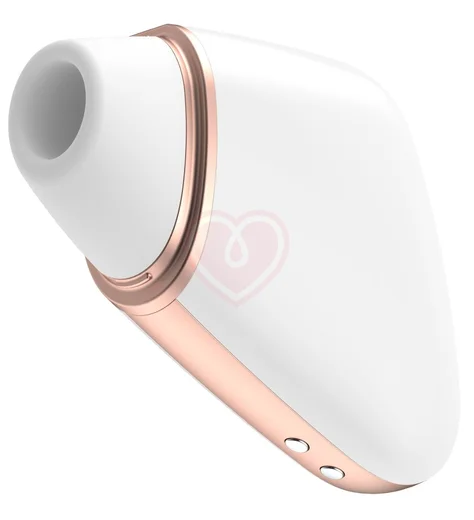 Вакуумный стимулятор с приложением Satisfyer Love Triangle белый фото 2