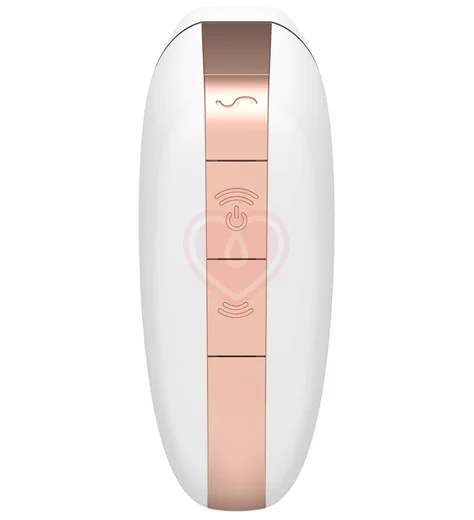 Вакуумный стимулятор с приложением Satisfyer Love Triangle белый фото 5