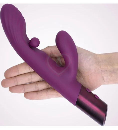 Вибратор-кролик с вращающимся шариком Selove Swrily фиолетовый фото 4