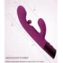 Вибратор-кролик с вращающимся шариком Selove Swrily фиолетовый фото 7