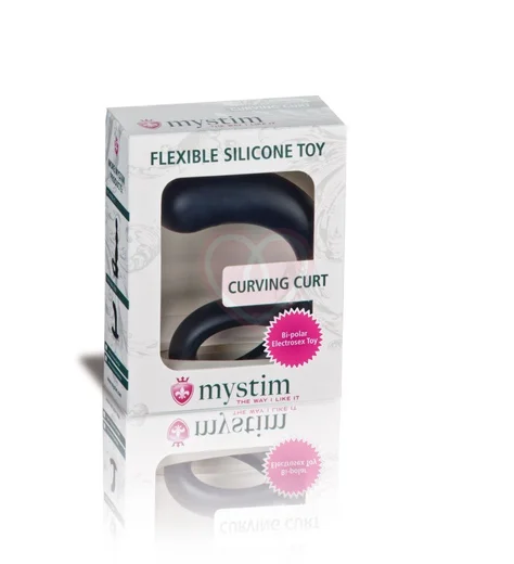 Стимулятор простаты Mystim Curving Curt 13 см фото 3