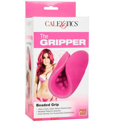 Рельефный мастурбатор The Gripper Beaded Grip с шариками фото 4