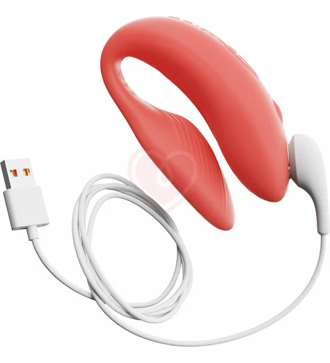 Парный вибратор с сенсорным пультом управления We-Vibe Chorus коралловый фото 6
