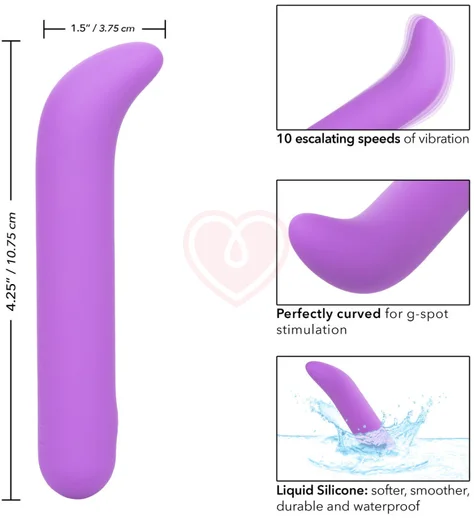 Вибратор для зоны G Bliss Liquid Mini G Vibe фиолетовый фото 2