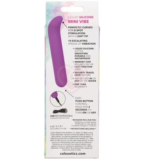 Вибратор для зоны G Bliss Liquid Mini G Vibe фиолетовый фото 8