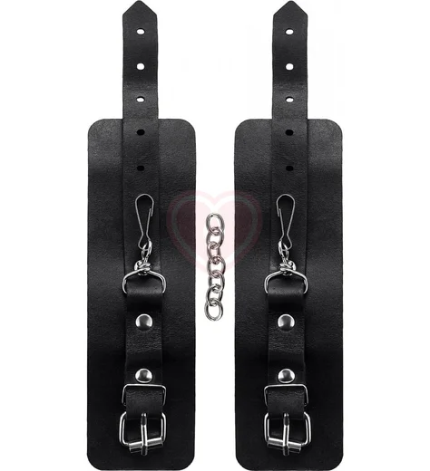 Однослойные наручники Pecado BDSM черные фото 5