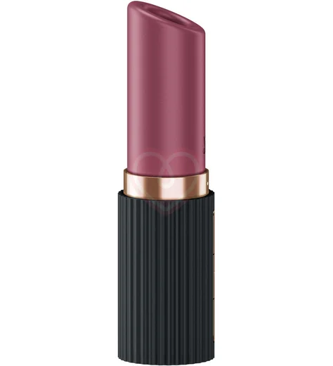 Вакуумно-волновой клиторальный стимулятор помада Satisfyer Deep Kiss Black чёрный фото 2