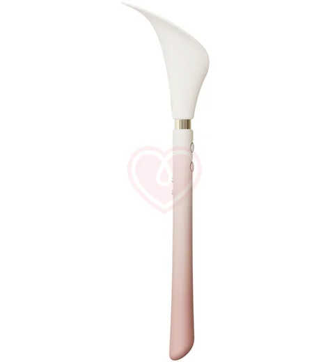 Вибратор в форме цветка Zalo Calla бежево-розовый фото 2