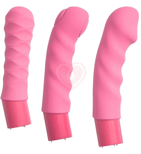 Подушка-качалка с вибрацией и сменными насадками Ride On розовая фото 9