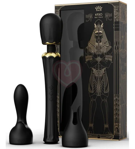 Массажёр со съёмными насадками Zalo Kyro чёрный фото 10