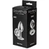 Анальная пробка с прозрачным кристаллом Diamond Clear Sparkle Small серебро фото 5