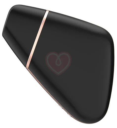 Вакуумный стимулятор с приложением Satisfyer Love Triangle чёрный фото 3