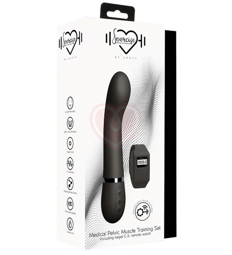 Вибратор для точки G и тренировок Кегеля Shots Sexercise Kegel G чёрный фото 2