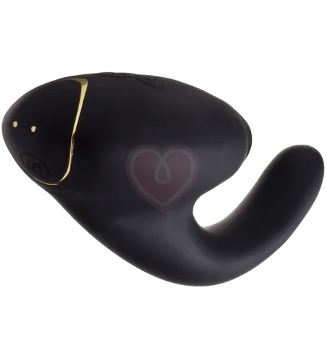 Вибратор с бесконтактной стимуляцией клитора Womanizer InsideOut чёрный фото 5