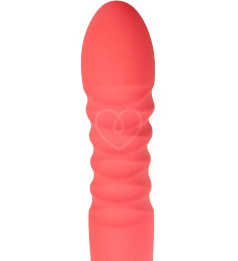 Вибратор с функцией толчков вверх-вниз Flovetta Flox коралловый фото 4