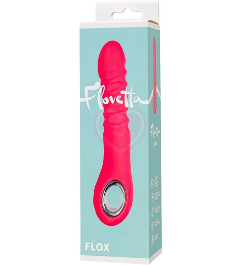 Вибратор с функцией толчков вверх-вниз Flovetta Flox коралловый фото 8