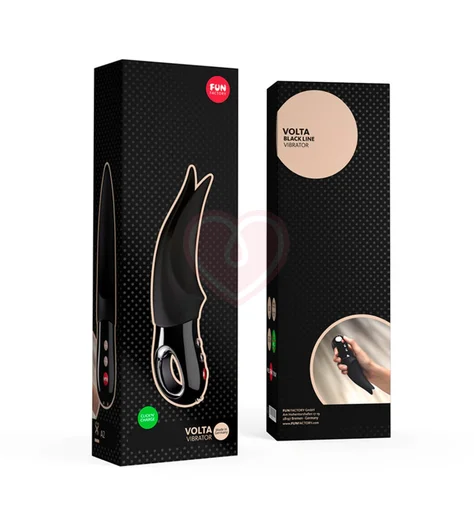 Вибратор с кончиками для стимуляции клитора Fun Factory Volta Black Line чёрная фото 5