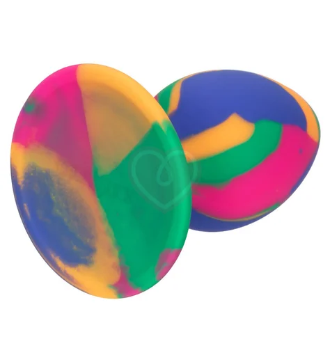 Цветная анальная пробка на присоске Cheeky средняя фото 3