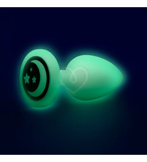 Набор для анальной стимуляции светящийся в темноте b-Vibe Asstronaut Glow In The Dark Set фото 4