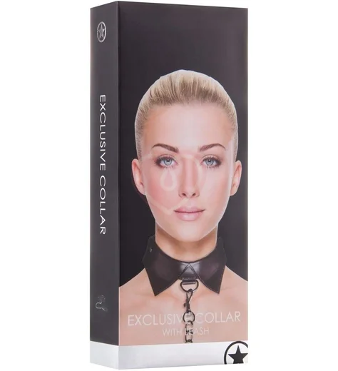 Ошейник-воротничок с поводоком Ouch! Exclusive Collar and Leash чёрный фото 3