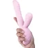 Вибратор-кролик с вакуумно-волновой стимуляцией клитора Selove Caress розовый фото 2