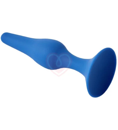 Маленькая анальная пробка Gravity Le Frivole кобальтового цвета фото 2
