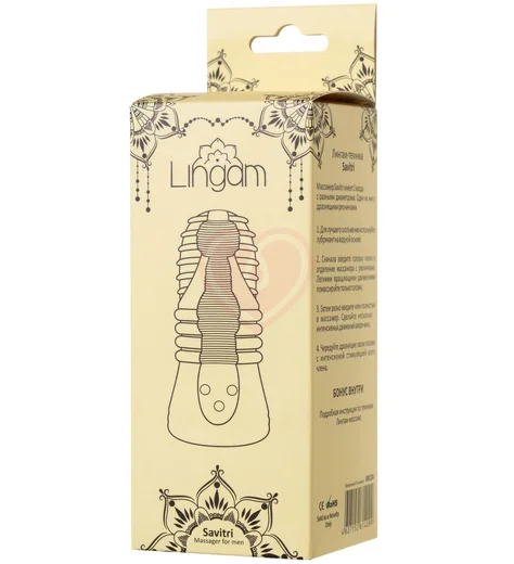 Мастурбатор Lingam by Toyfa Savitri прозрачный фото 8