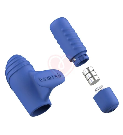 Мини-вибратор Bteased Basic Finger Vibrator синий фото 4