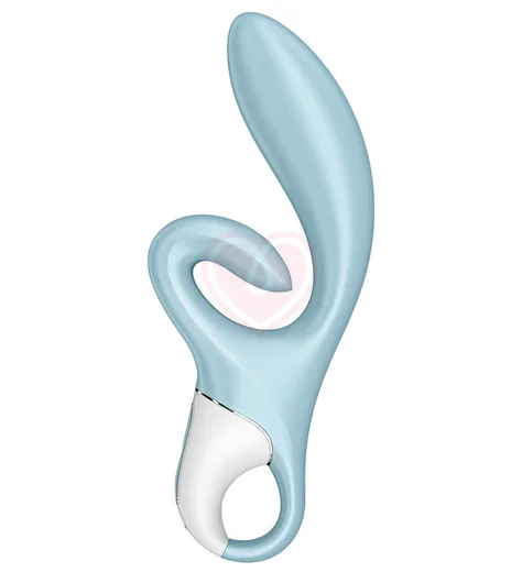 Вибратор с двойным клиторальным стимулятором Satisfyer Touch Me голубой фото 2