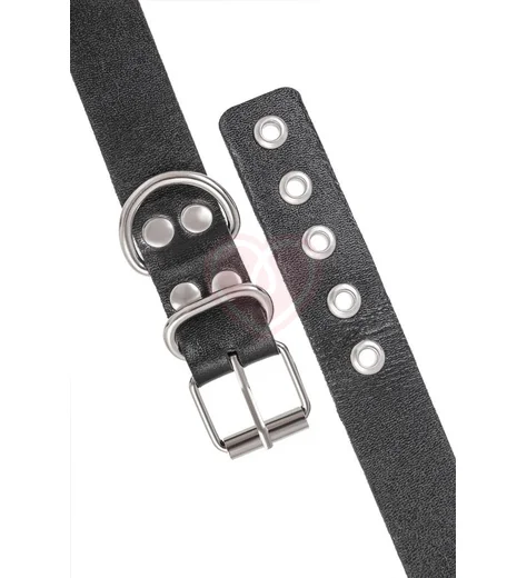 Наручники-браслеты с люверсами Pecado BDSM черные фото 4