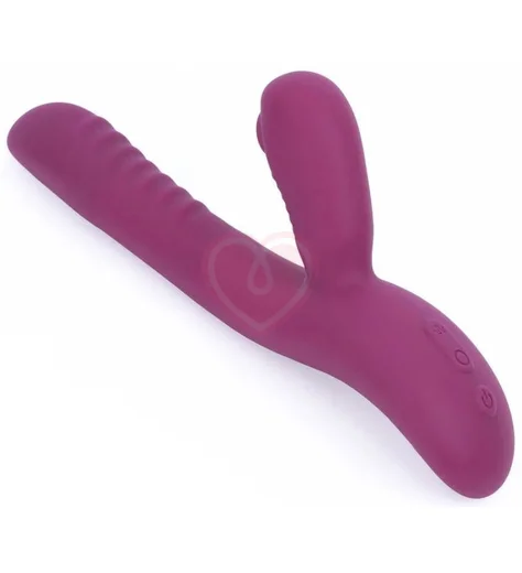 Вибратор-кролик с вакуумно-волновой стимуляцией клитора Selove Caress фиолетовый фото 2