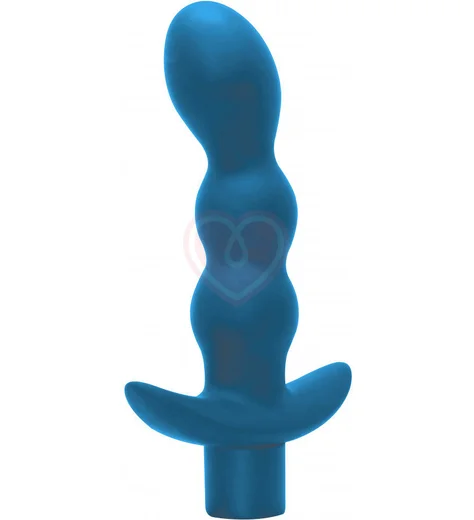 Анальный стимулятор c вибрацией Spice It Up Naughty бирюзовый фото 2