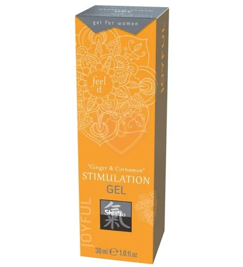 Возбуждающий гель для женщин Shiatsu Stimulation Gel Имбирь и корица 30 мл фото 2