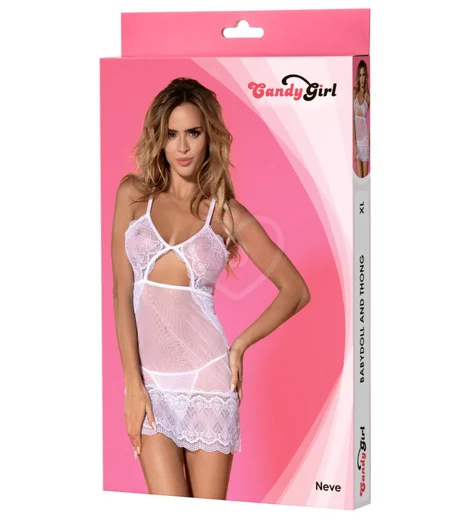 Нежная комбинация с кружевным лифом и стринги Candy Girl Neve фото 3