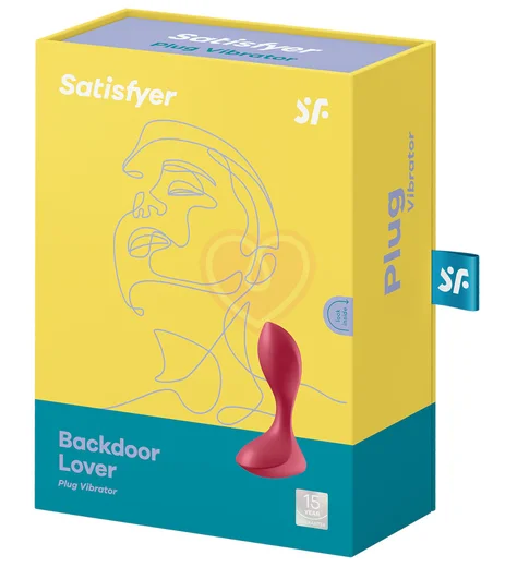 Анальная вибропробка Satisfyer Backdoor Lover красная фото 5