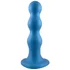 Рельефный фаллоимитатор Strap-On-Me Dildo Plug Balls размер L 15 см голубой фото 3