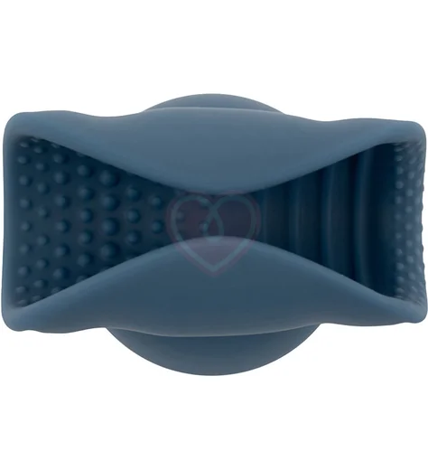 Насадка для мужской мастурбации на вибратор Le Wand Stroke синяя фото 3