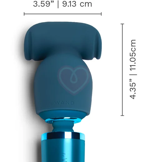 Насадка для мужской мастурбации на вибратор Le Wand Stroke синяя фото 7