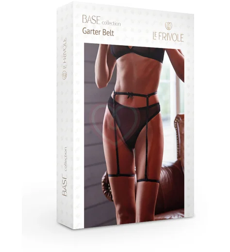 Гартеры из стреп-лент Base чёрные фото 3