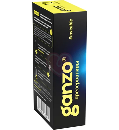 Супертонкие презервативы Ganzo Invisible 12 шт фото 3