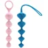 Набор из 2 анальных цепочек Satisfyer Beads голубая и розовая фото 2