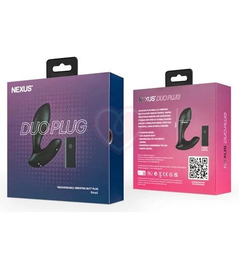 Анальная вибропробка Nexus Duo с пультом управления фото 4