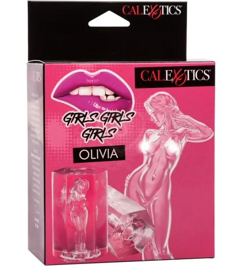Мастурбатор с внутренним рельефом в виде женского тела Girls Girls Girls Olivia прозрачный фото 3