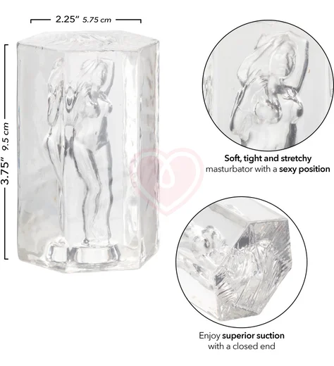 Мастурбатор с внутренним рельефом в виде женского тела Girls Girls Girls Olivia прозрачный фото 7