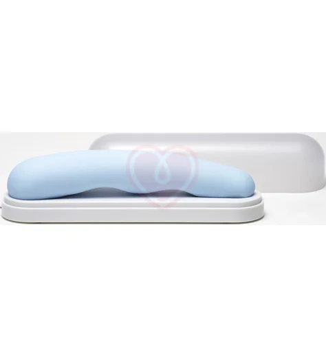 Нереалистичный гибкий вибратор Iroha Fit Minamozuki голубой фото 4