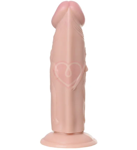 Вибратор на присоске с пультом RealStick Nude телесный фото 3