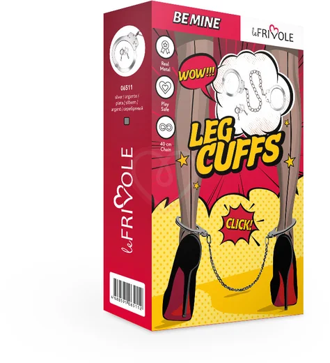 Ножные оковы Be Mine серебряные фото 3